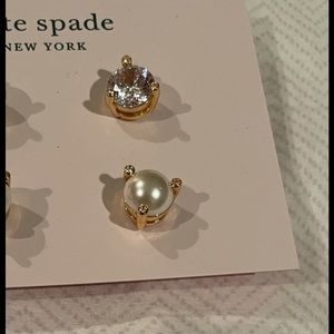 Kate Spade-set of two Rise and Shine earrings.
